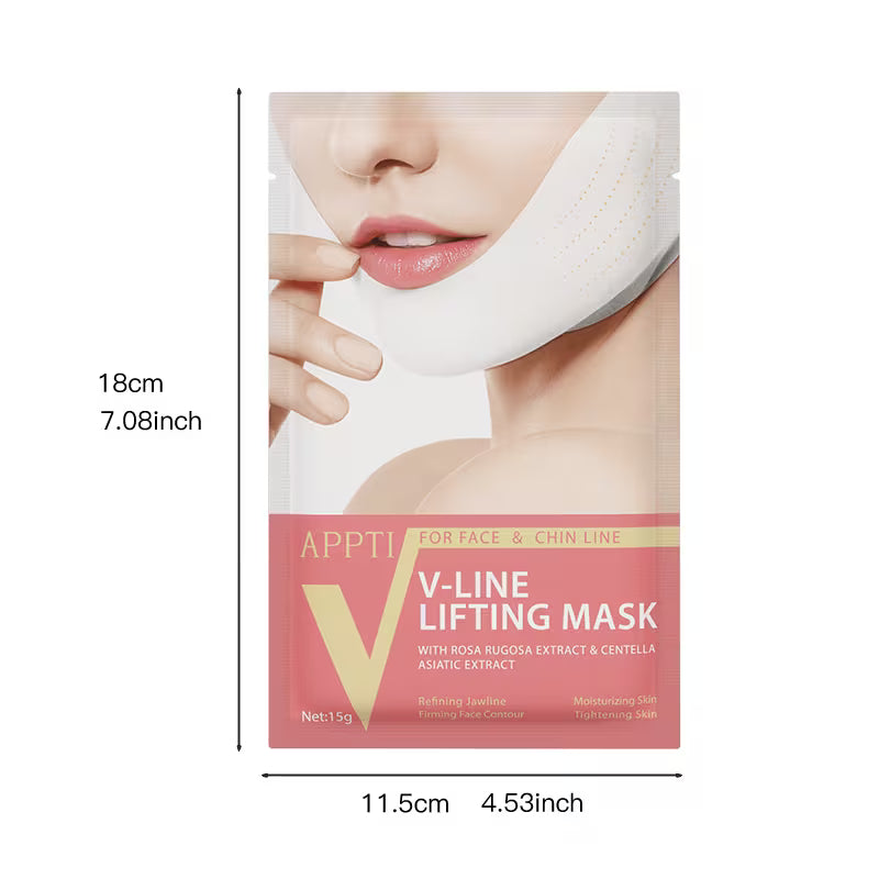 Hydrogel V Shaped Face Mask - Firming And Smoothing