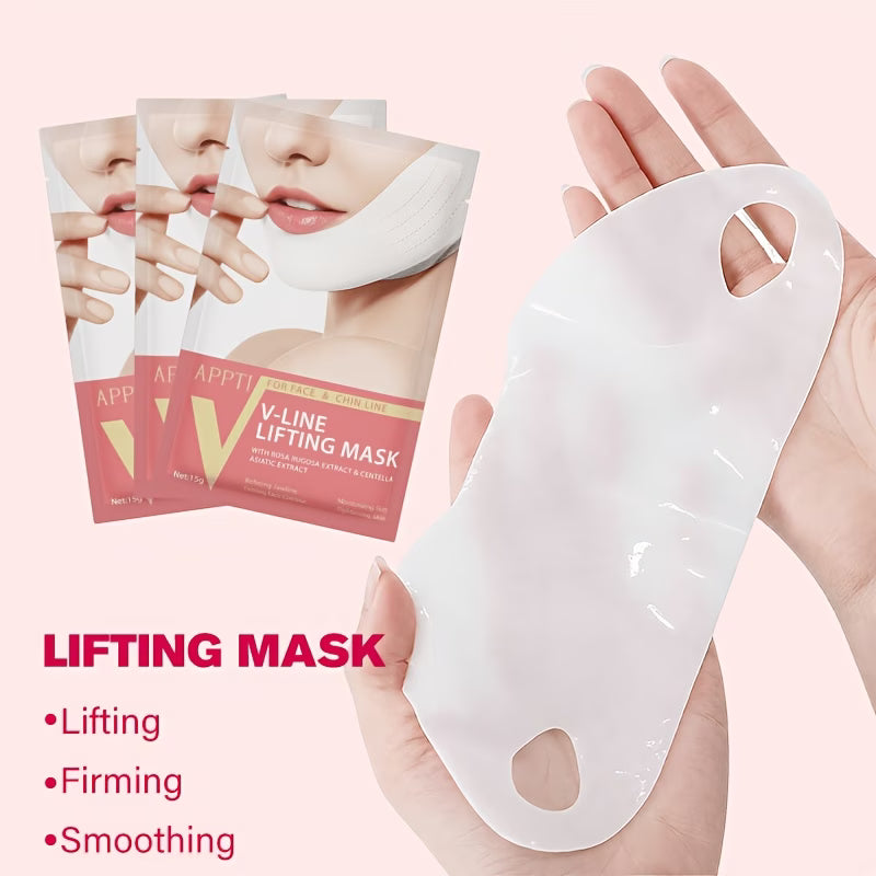 Hydrogel V Shaped Face Mask - Firming And Smoothing
