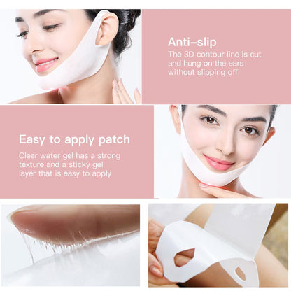 Hydrogel V Shaped Face Mask - Firming And Smoothing