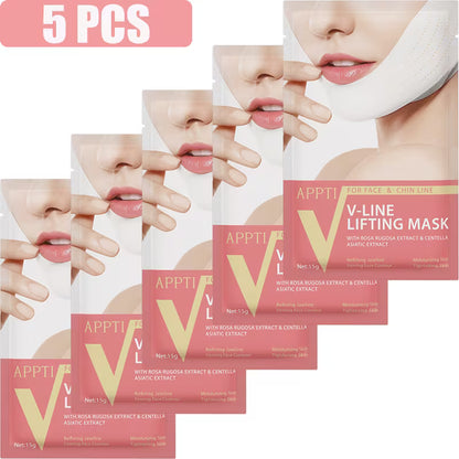 Hydrogel V Shaped Face Mask - Firming And Smoothing