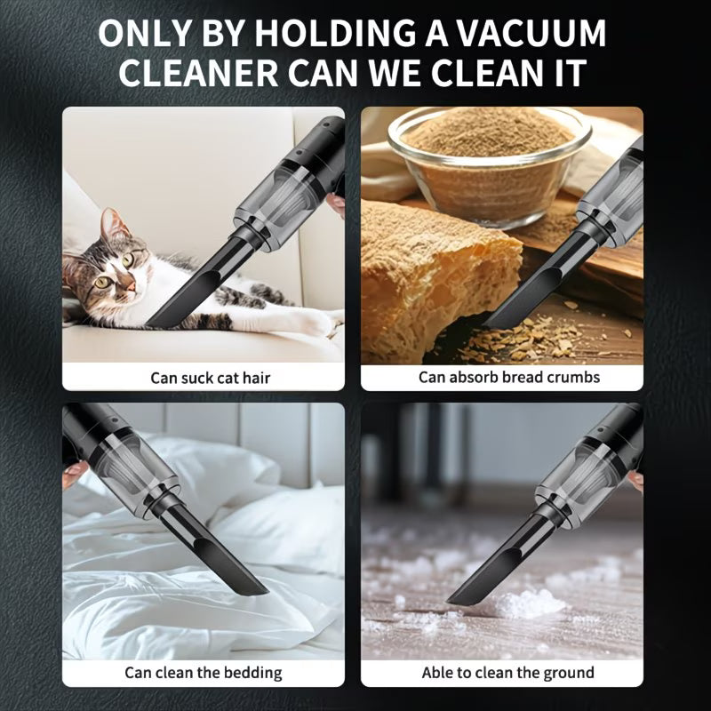Wireless Handheld Vacuum Cleaner - Rechargable