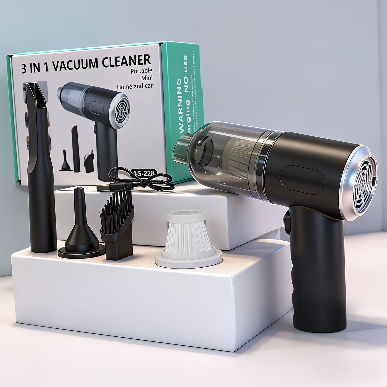 Wireless Handheld Vacuum Cleaner - Rechargable